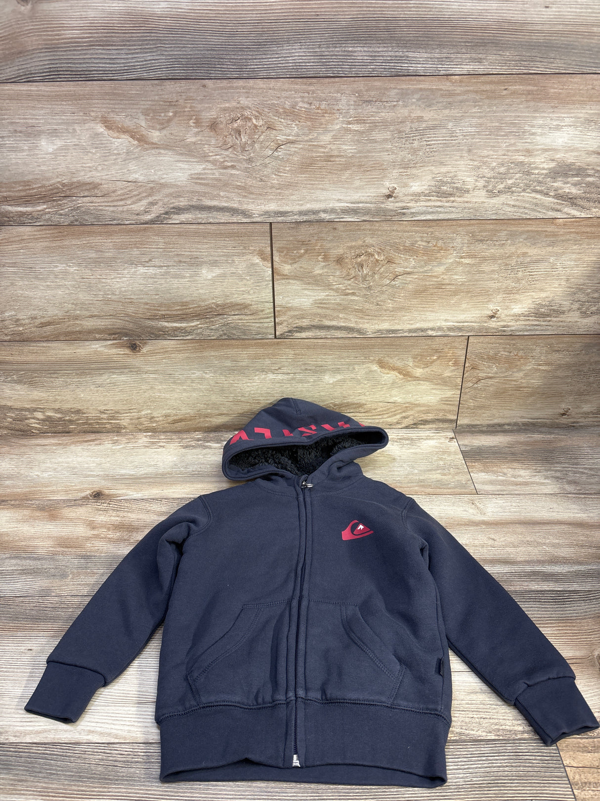 Quiksilver Best Wave Sherpa Lined Full-Zip Jacket Navy sz 4T