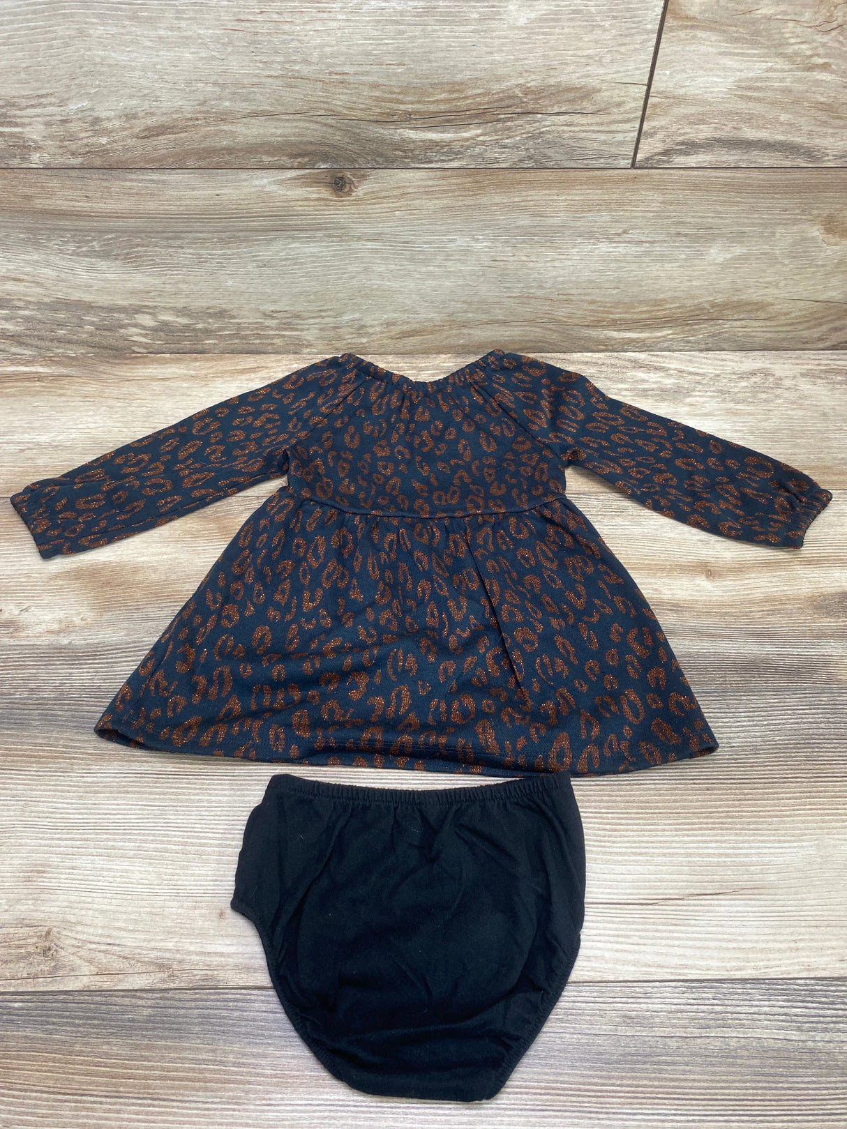 Cat & Jack 2pc Leopard Print Dress & Bloomers sz 18m - Me n Mommy To Be