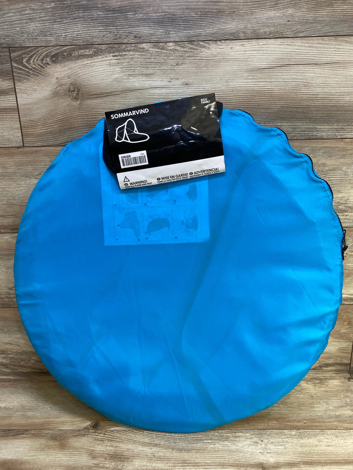 NEW Sommarvid Pop Up Sun/Wind Shelter, Blue - Me n Mommy To Be