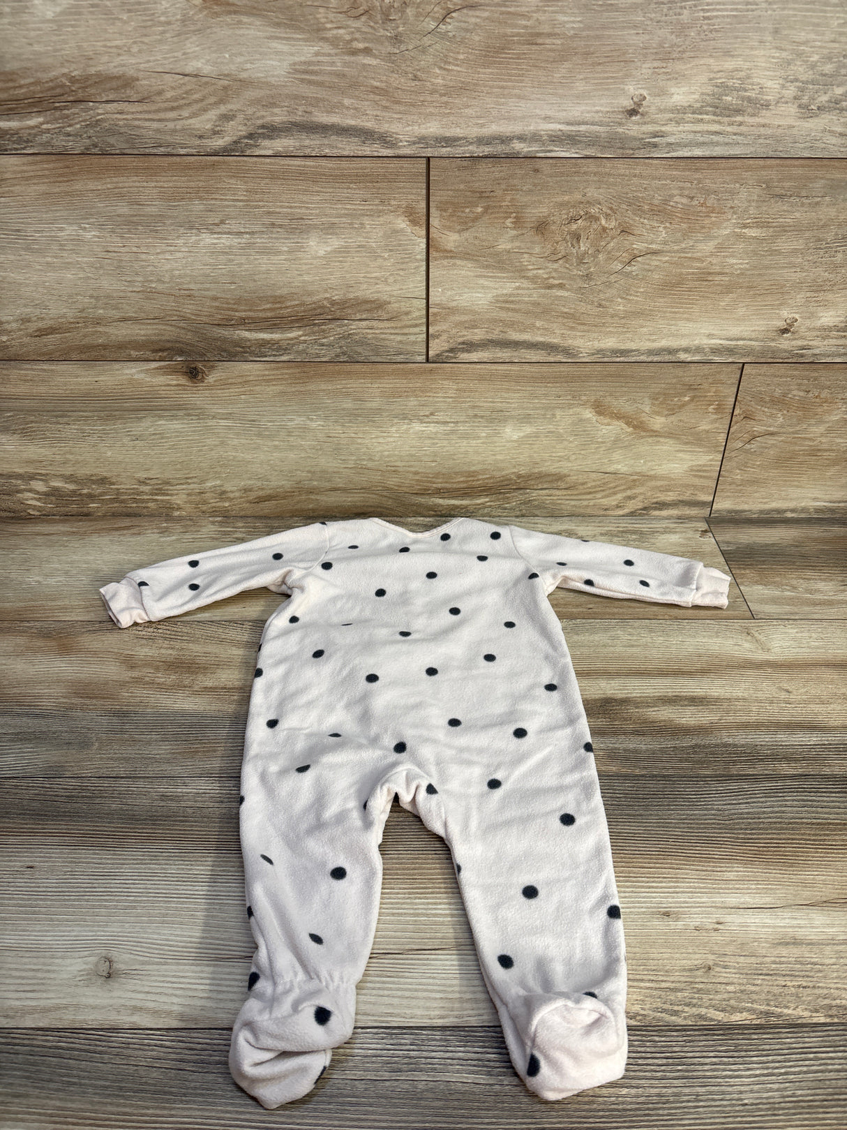 H&M Polka Dot Sleeper Beige sz 6m