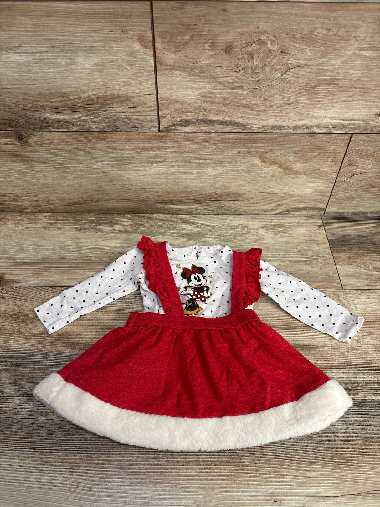 Disney Baby 2pc Minnie Mouse & Skirtall Set Grey sz 3-6m