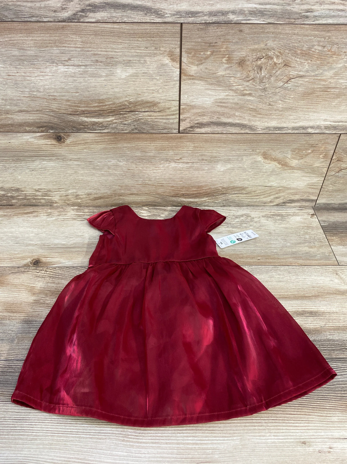 NEW Just One You 2pc Special Occasion Dress & Bloomers Set Burgundy sz 12m