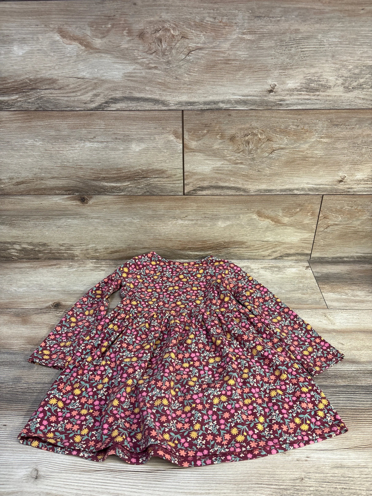 Cat & Jack Floral Dress Red sz 4T