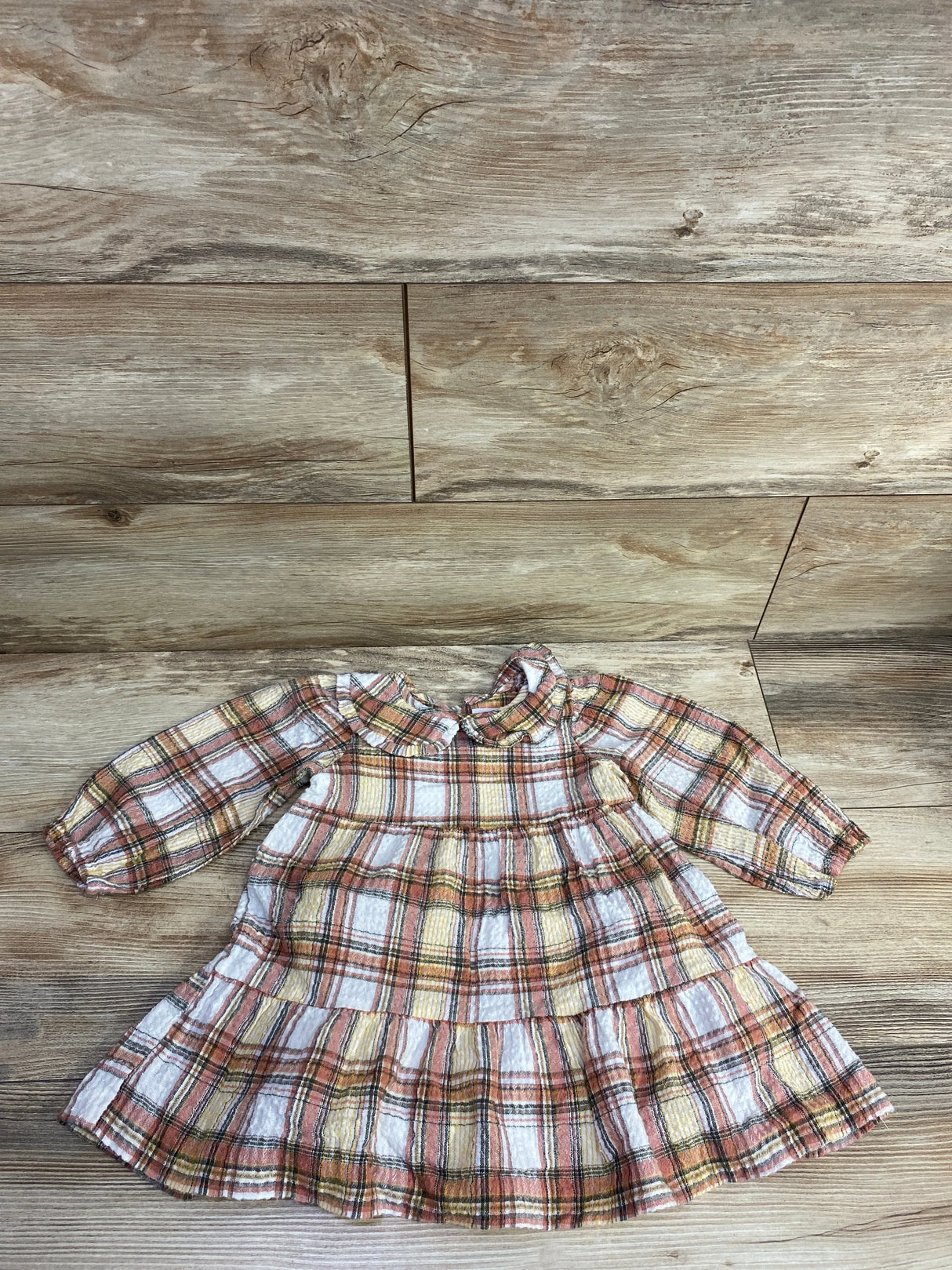 Zara Textured Plaid Dress sz 18-24m