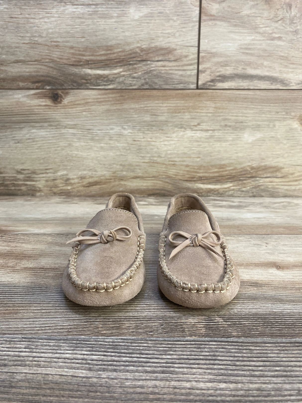 Elephantito Driver Loafers Velvet Beige sz 8c - Me n Mommy To Be