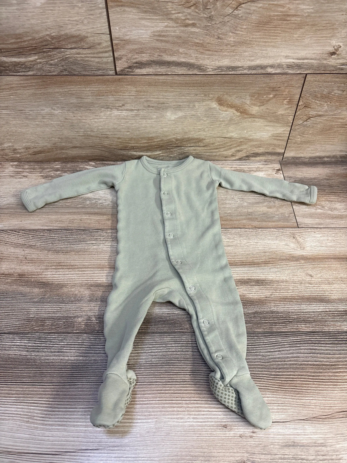 L'oved Baby Organic Snap Sleeper Green sz 0-3m