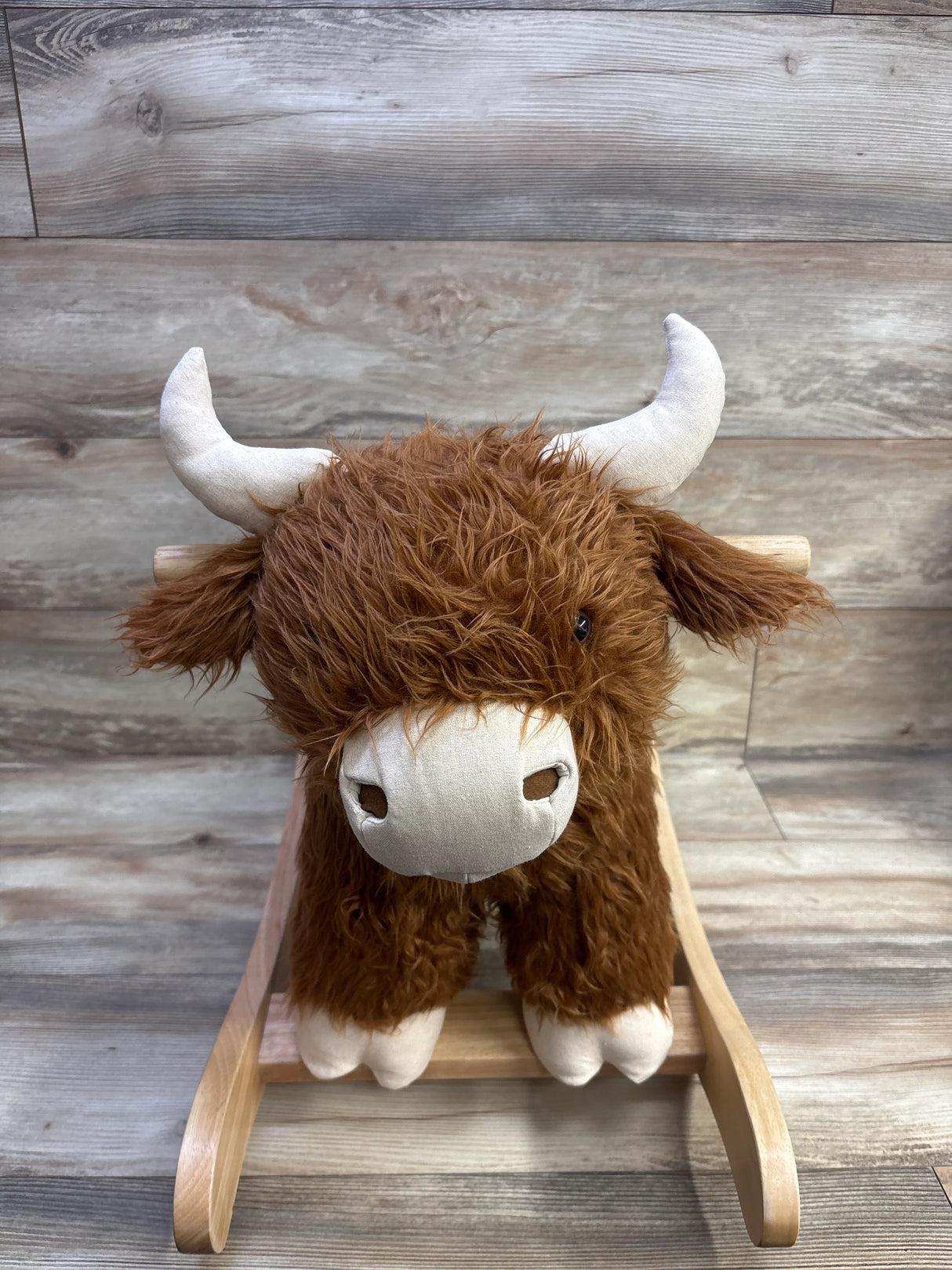 Pottery Barn Highland Cow Critter Plush Nursery Rocker