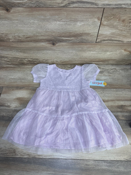 NEW Cat & Jack Tulle Overlay Dress Purple sz 3T - Me n Mommy To Be