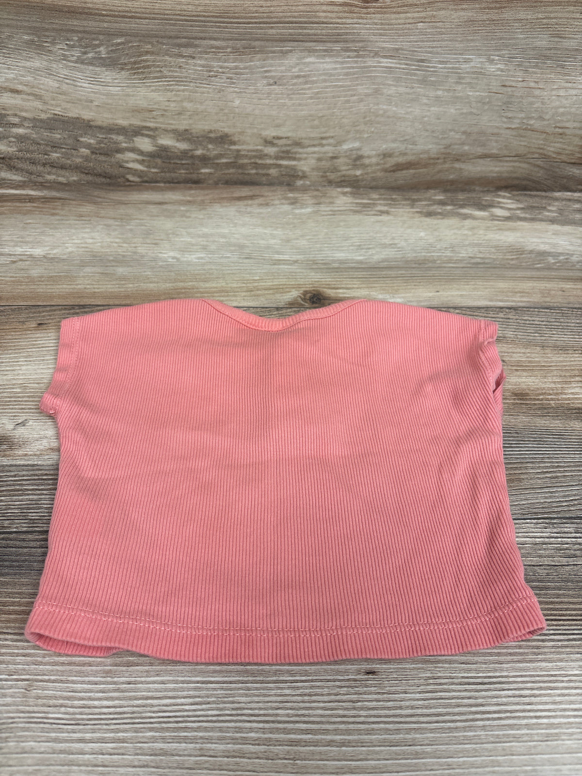 Baby Gap Ribbed Henley Shirt Pink sz 3-6m