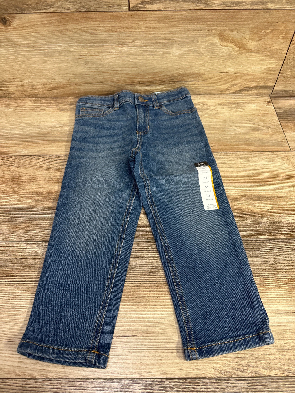 NEW Okie Dokie Straight Jeans Genuine Med Wash sz 3T