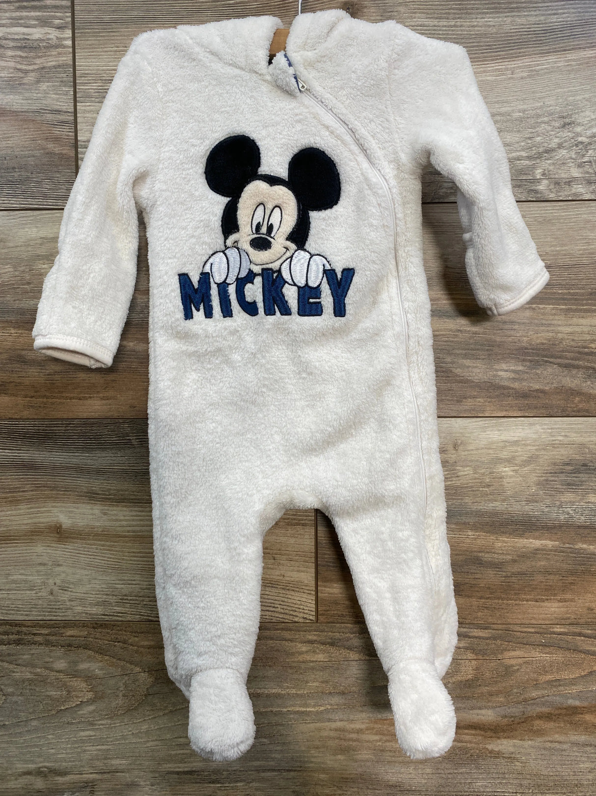 Disney Baby Mickey Mouse Plush Bunting White sz sz 0-3m