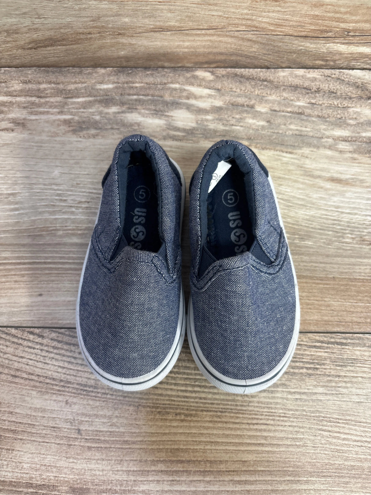 US Sport Chambray Slip-On Shoes sz 5c - Me n Mommy To Be