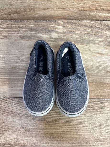 US Sport Chambray Slip-On Shoes sz 5c - Me n Mommy To Be