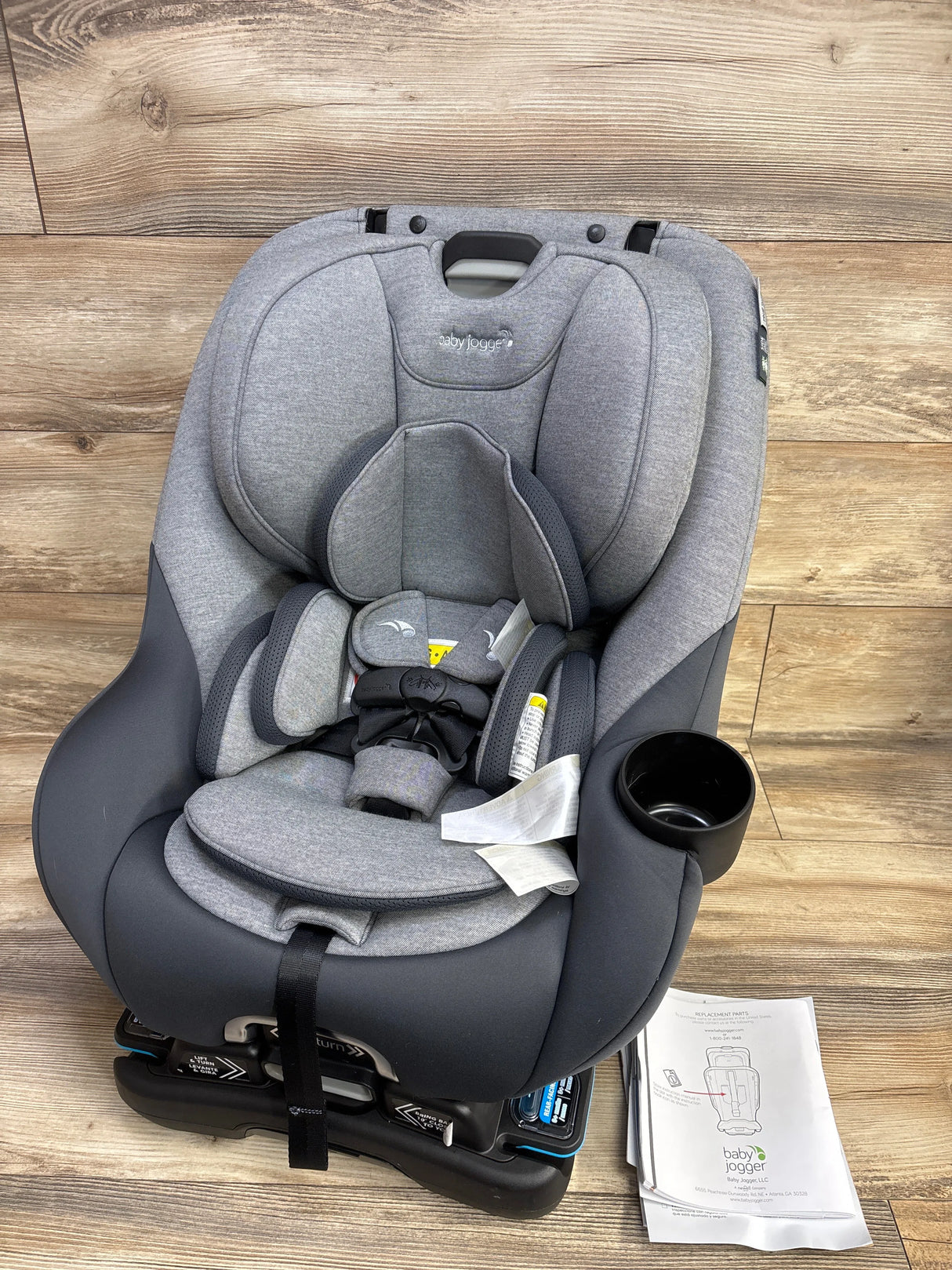 Baby Jogger City Turn Rotating Convertible Car Seat in Onyx Black 4-65lbs.