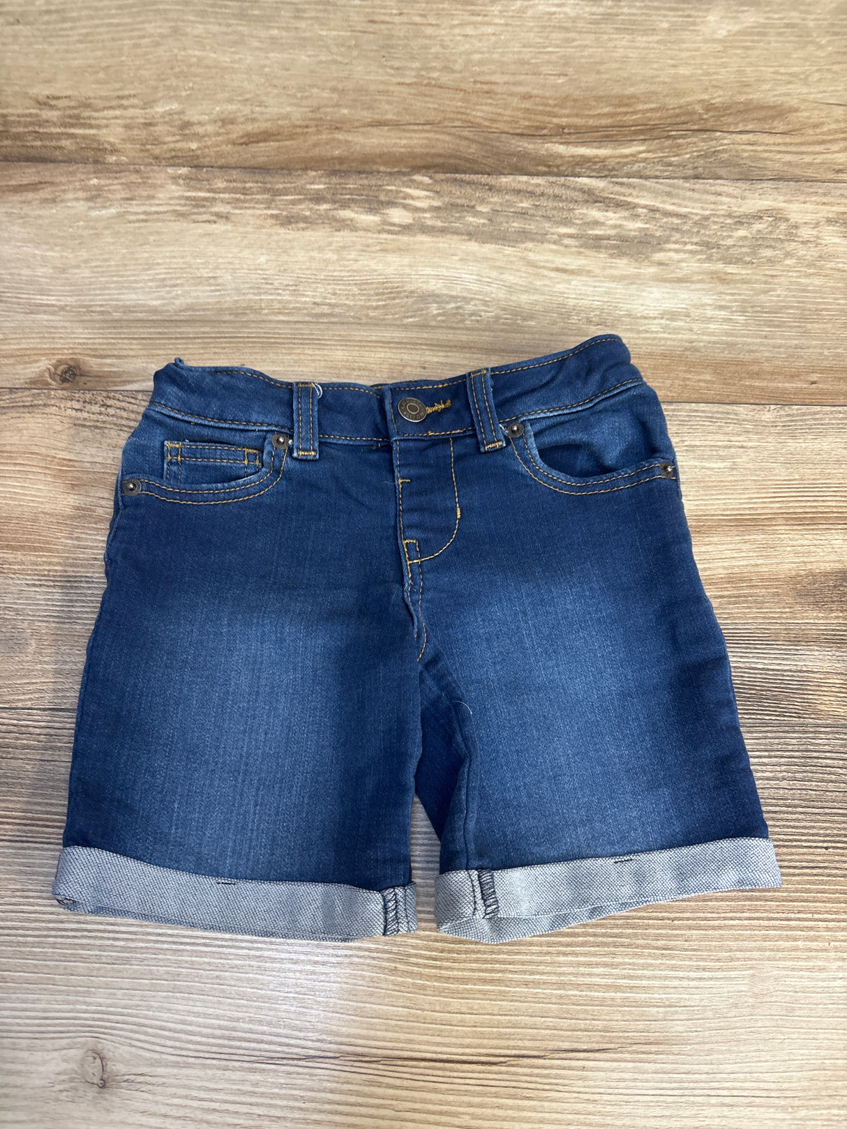 Cat & Jack Super Stretch Denim Shorts Navy sz 4-5T