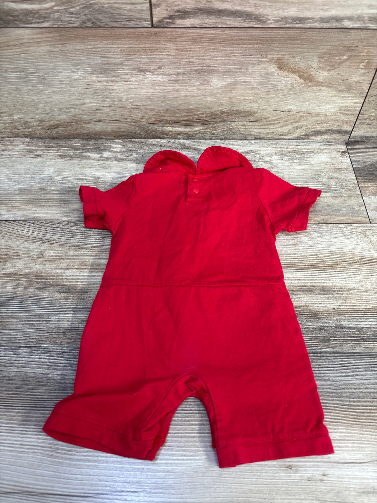 stylesilove Short Sleeves Chic Car Racer Romper Red sz 9-12m