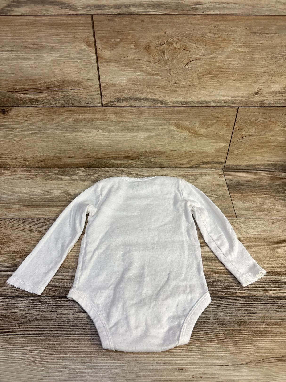 Carter's Pointelle Bodysuit White sz 24m