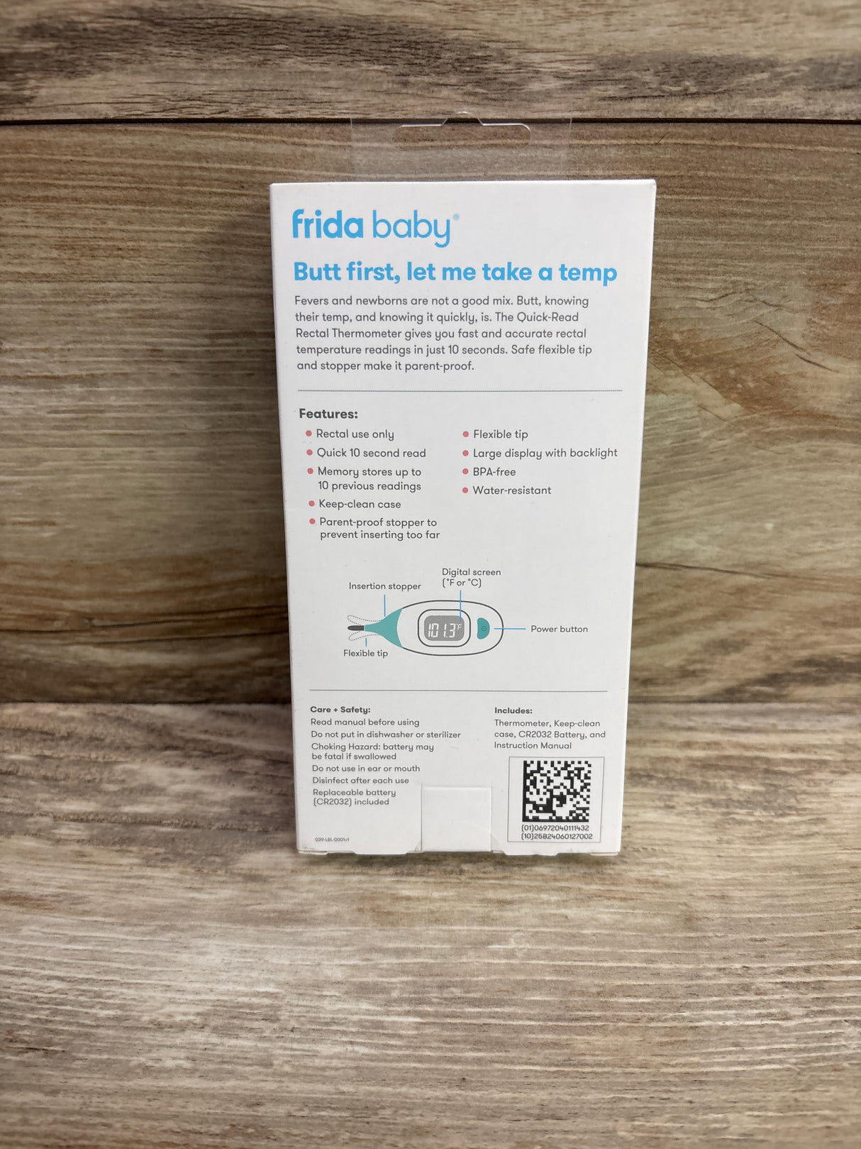 NEW Frida Baby Quick-Red Rectal Thermometer
