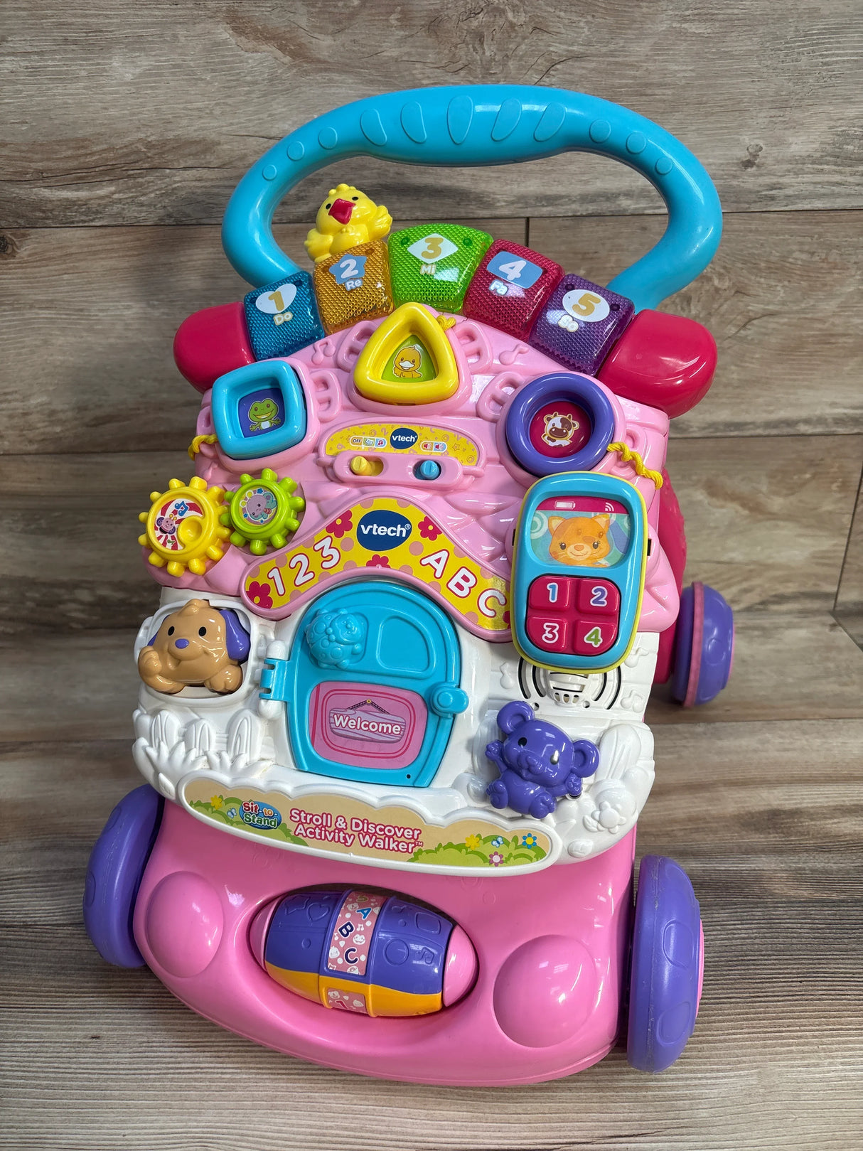 VTech Stroll & Discover Activity Walker - Pink