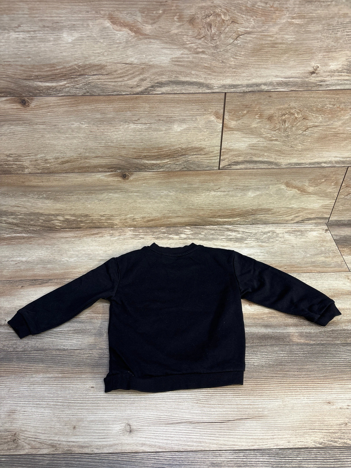 H&M Sequenced Space Pull Over Sweat Shirt Black sz 3T