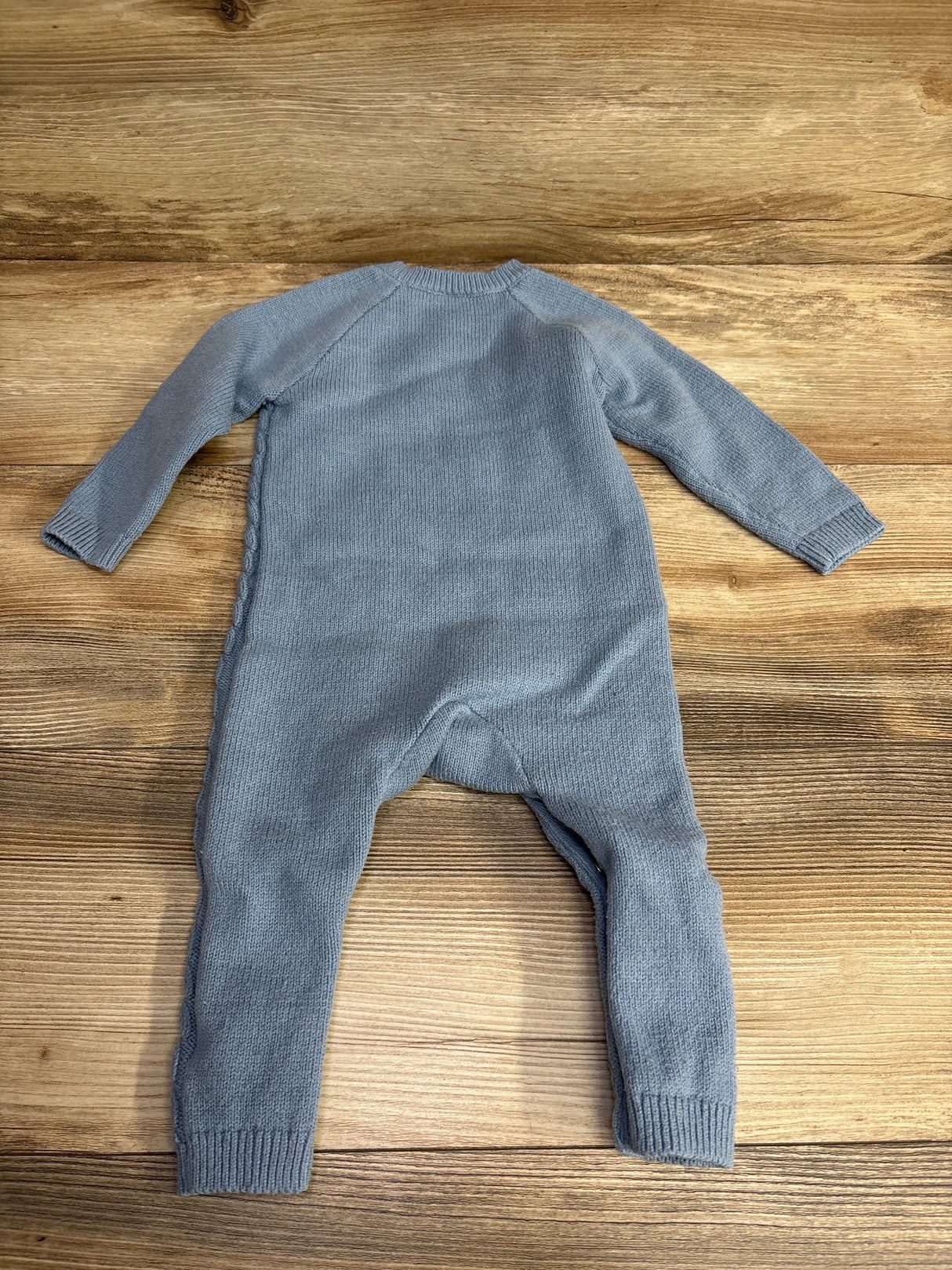 Nordstrom Cable Knit Coverall Light Blue sz 12m