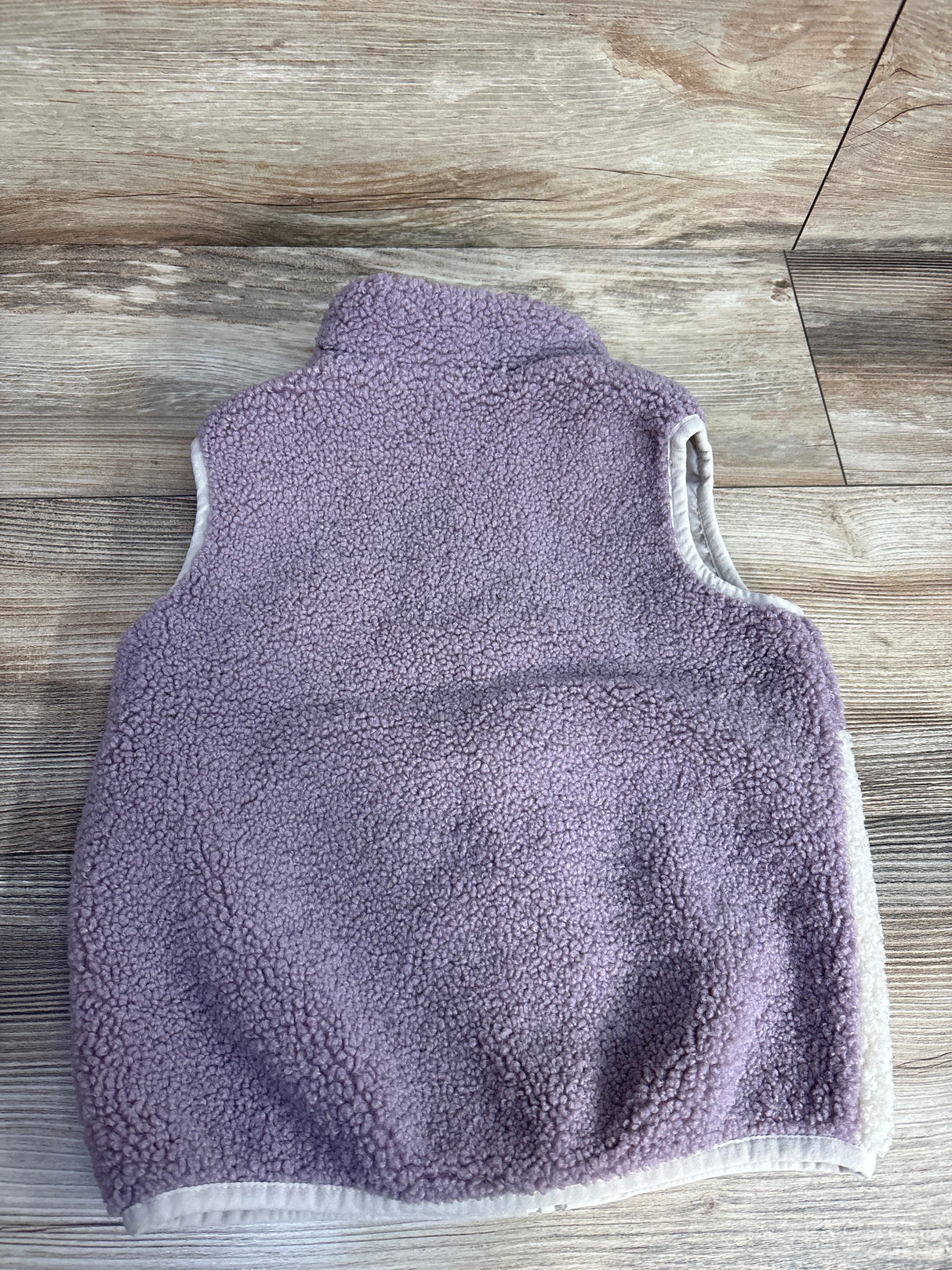 H&M Teddy Fleece Vest Purple sz 3T
