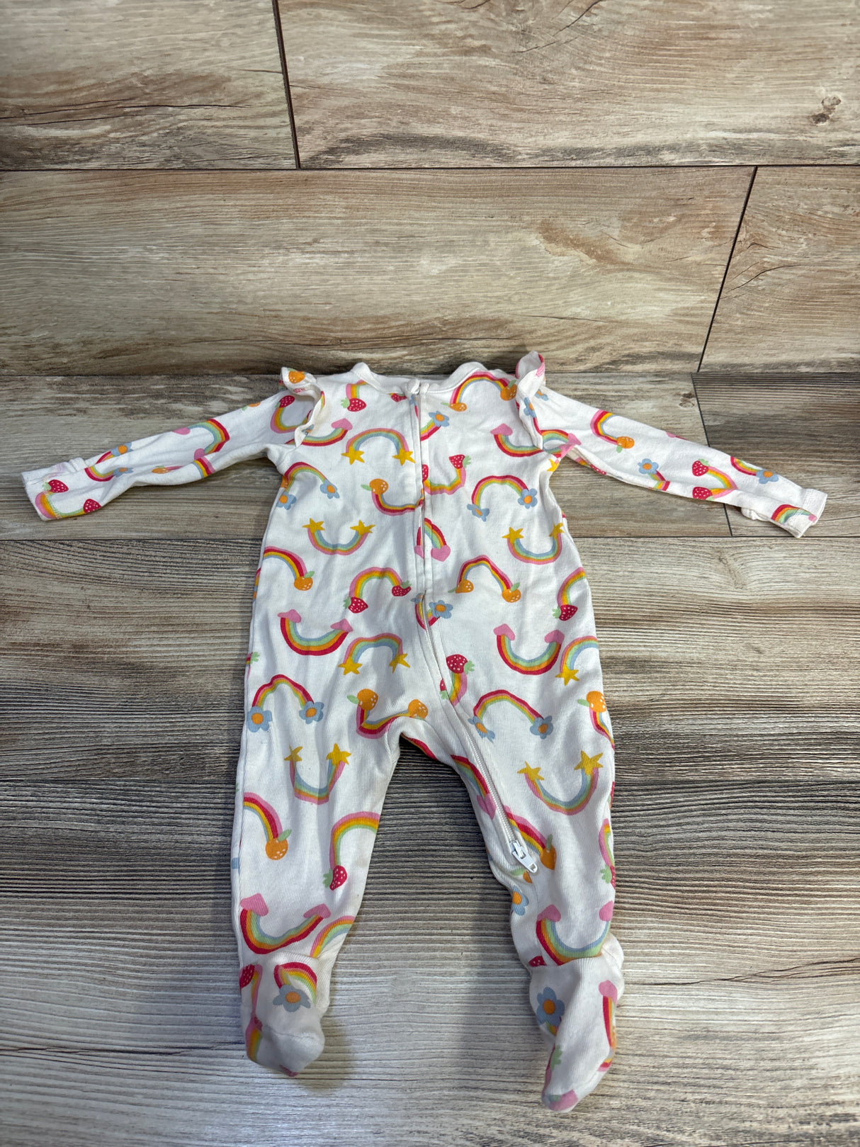 Old Navy Sleeper White sz 6-9m
