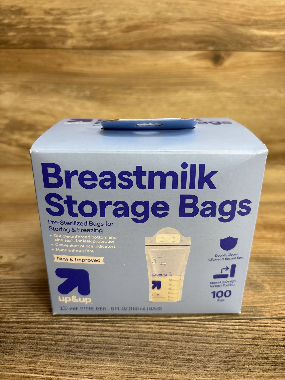 NEW Up&Up Breastmilk Storage Bags 100ct.