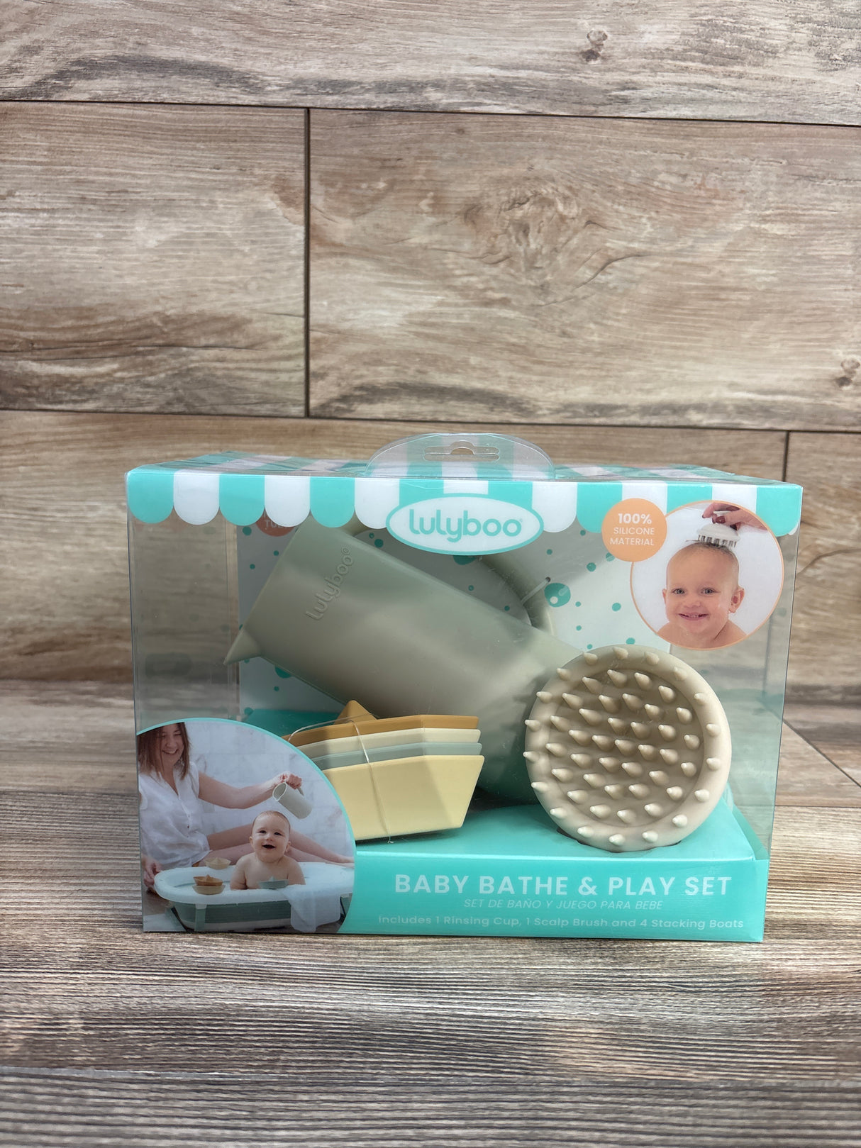 NEW Lulyboo Baby Bathe & Play Set 6pc