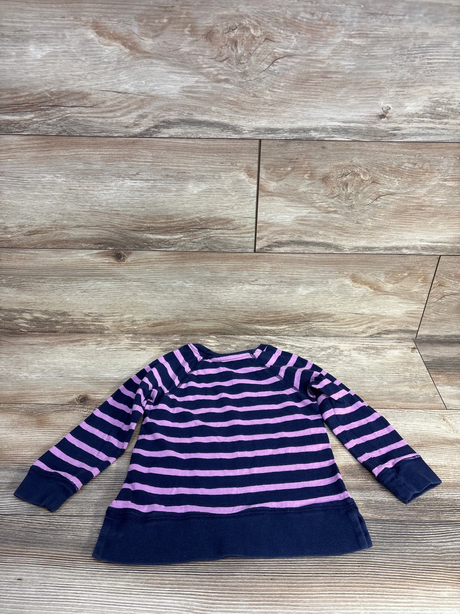 Primary Striped Long Sleeve Shirt Navy sz 3T