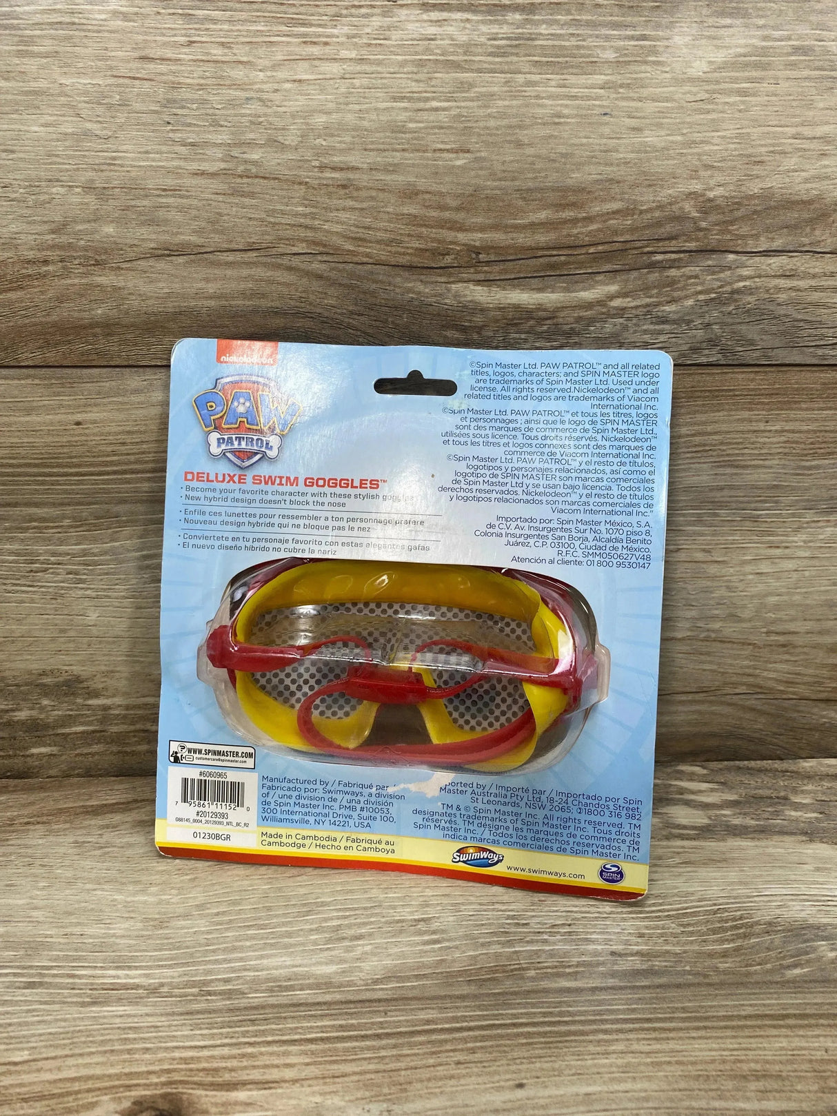 NEW Swimways Paw Patrol Marshall Deluxe Swim Goggles - Me 'n Mommy To Be