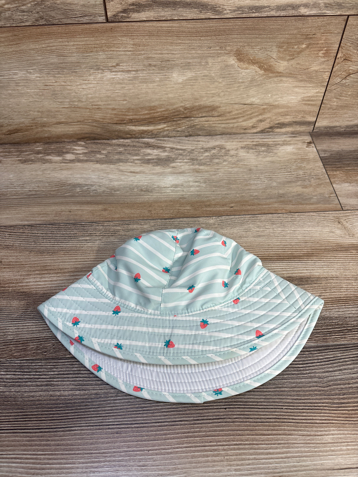 Cat & Jack Strawberry Swim Bucket Hat Blue One Size