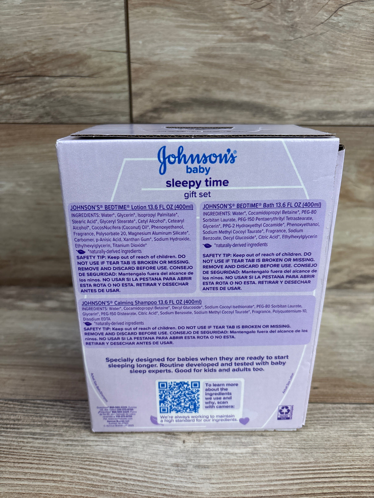 NEW Johnson's Sleepy Time Baby Gift Set