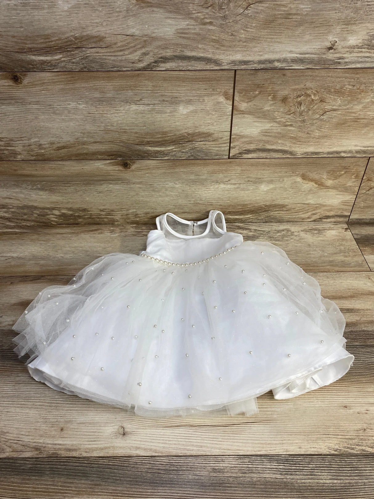 NEW American Princess Pearl Bead Dress White sz 2T - Me n Mommy To Be