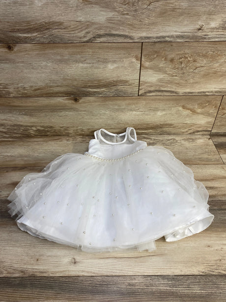 NEW American Princess Pearl Bead Dress White sz 2T - Me n Mommy To Be