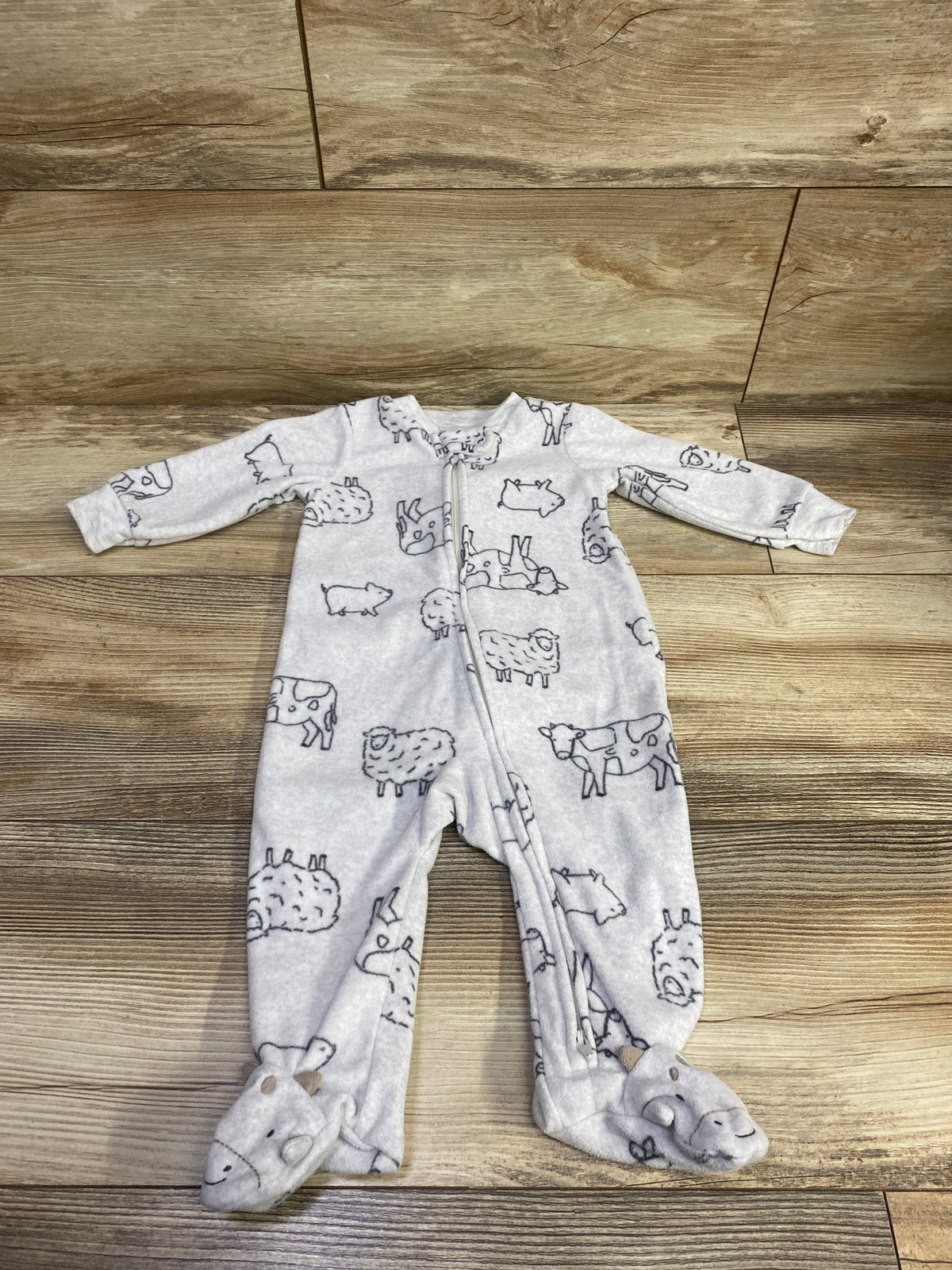 Child Of Mine Blanket Sleeper Grey sz 3-6m