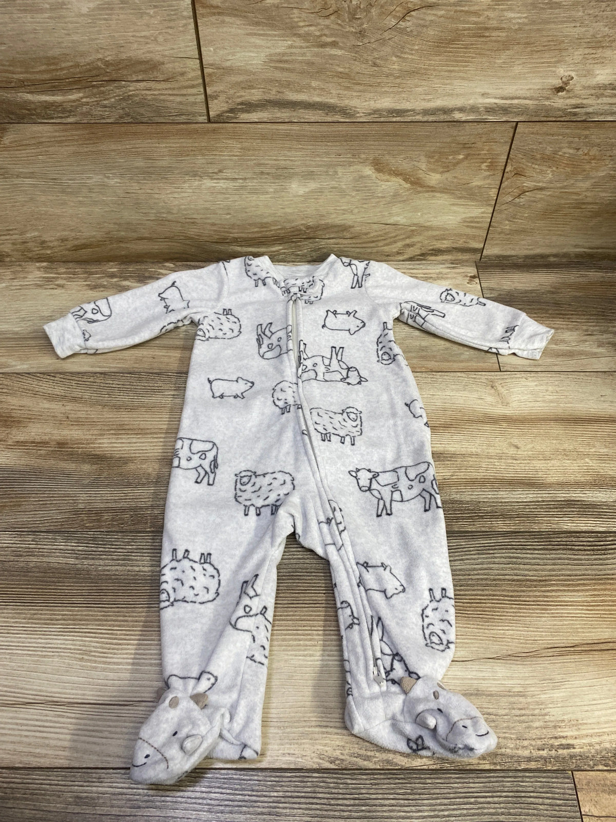 Child Of Mine Blanket Sleeper Grey sz 3-6m