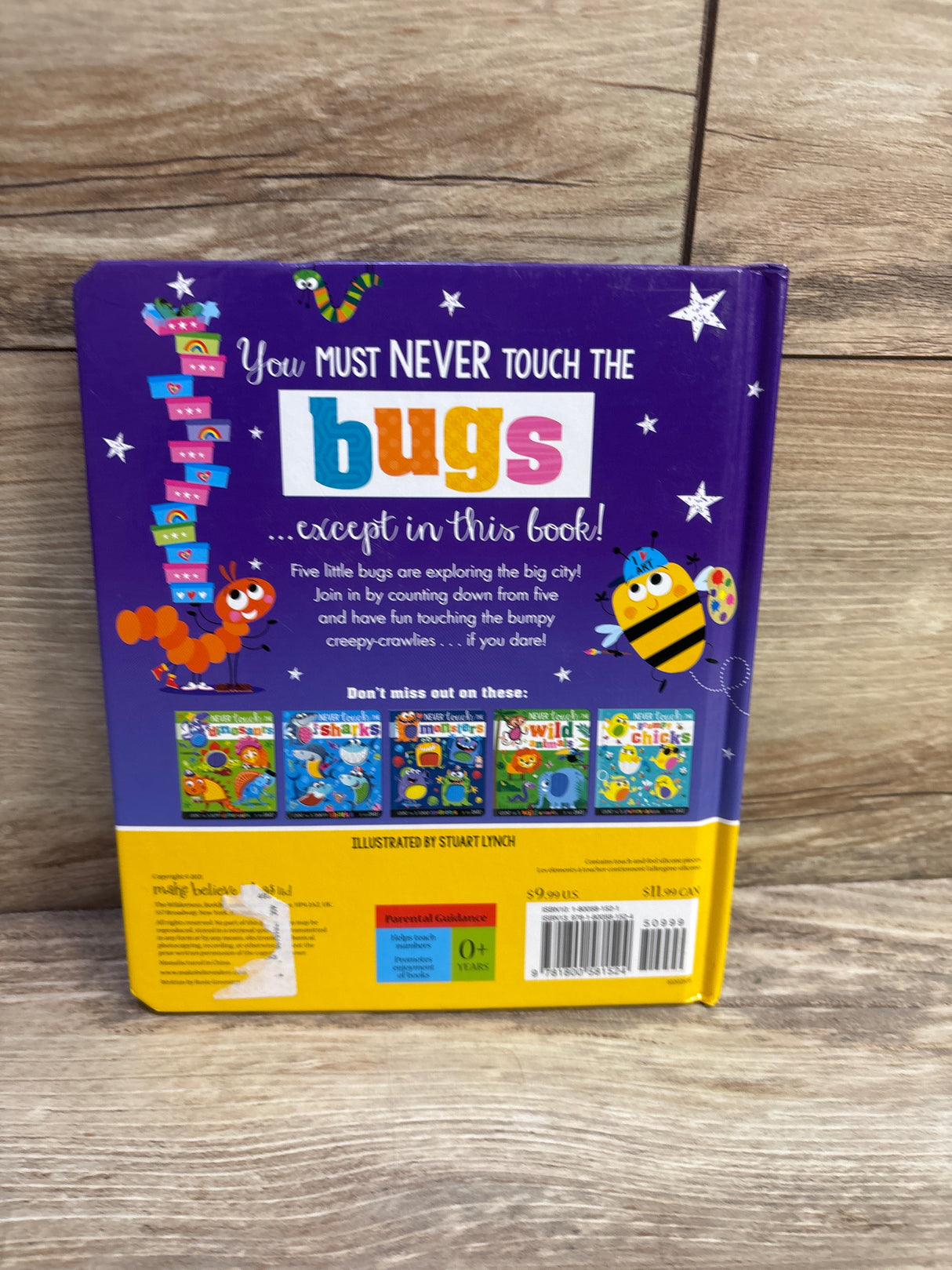Never Touch The Bugs Board Book