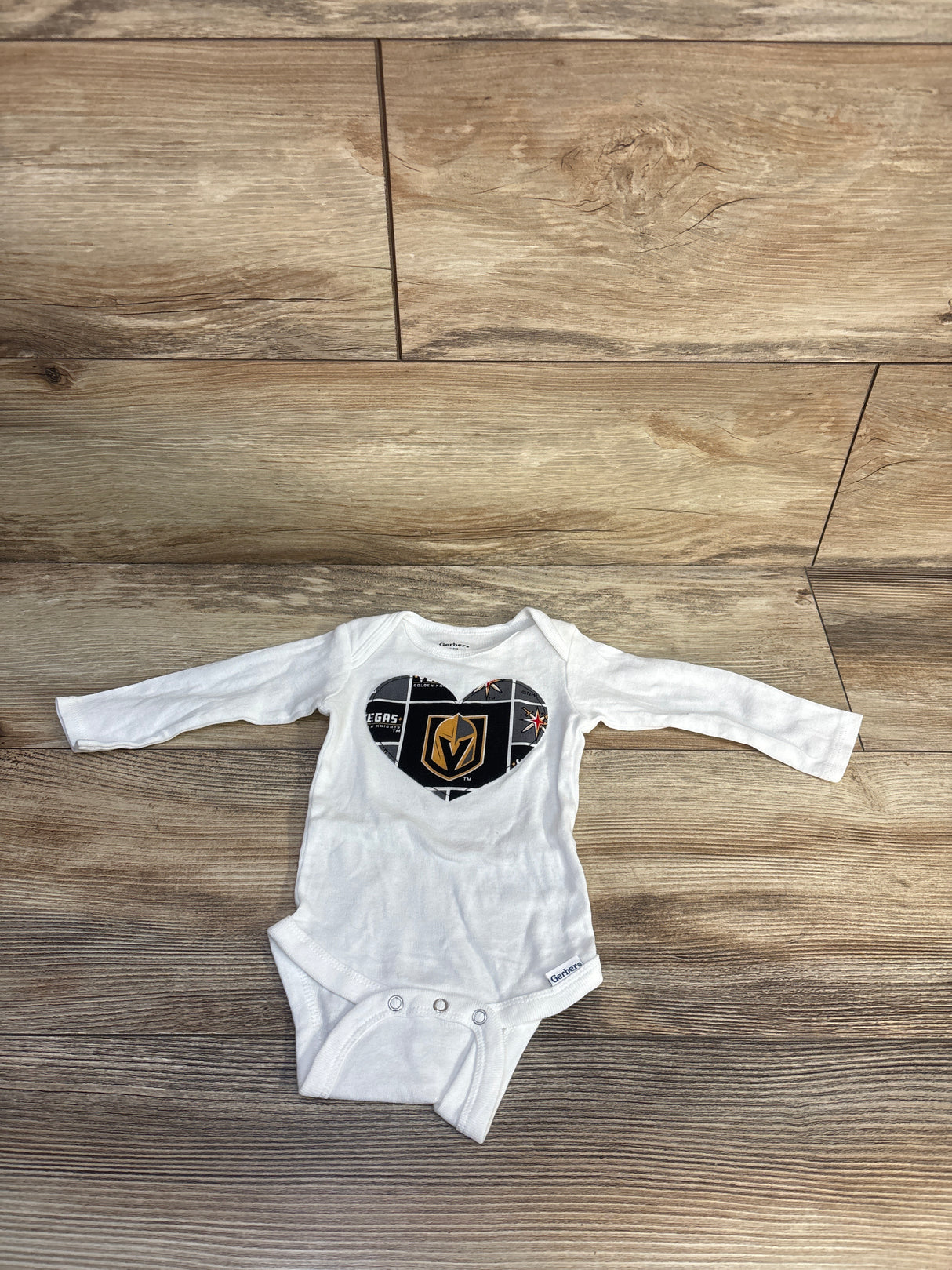 Gerber Las Vegas Raiders Bodysuit White sz 3-6m