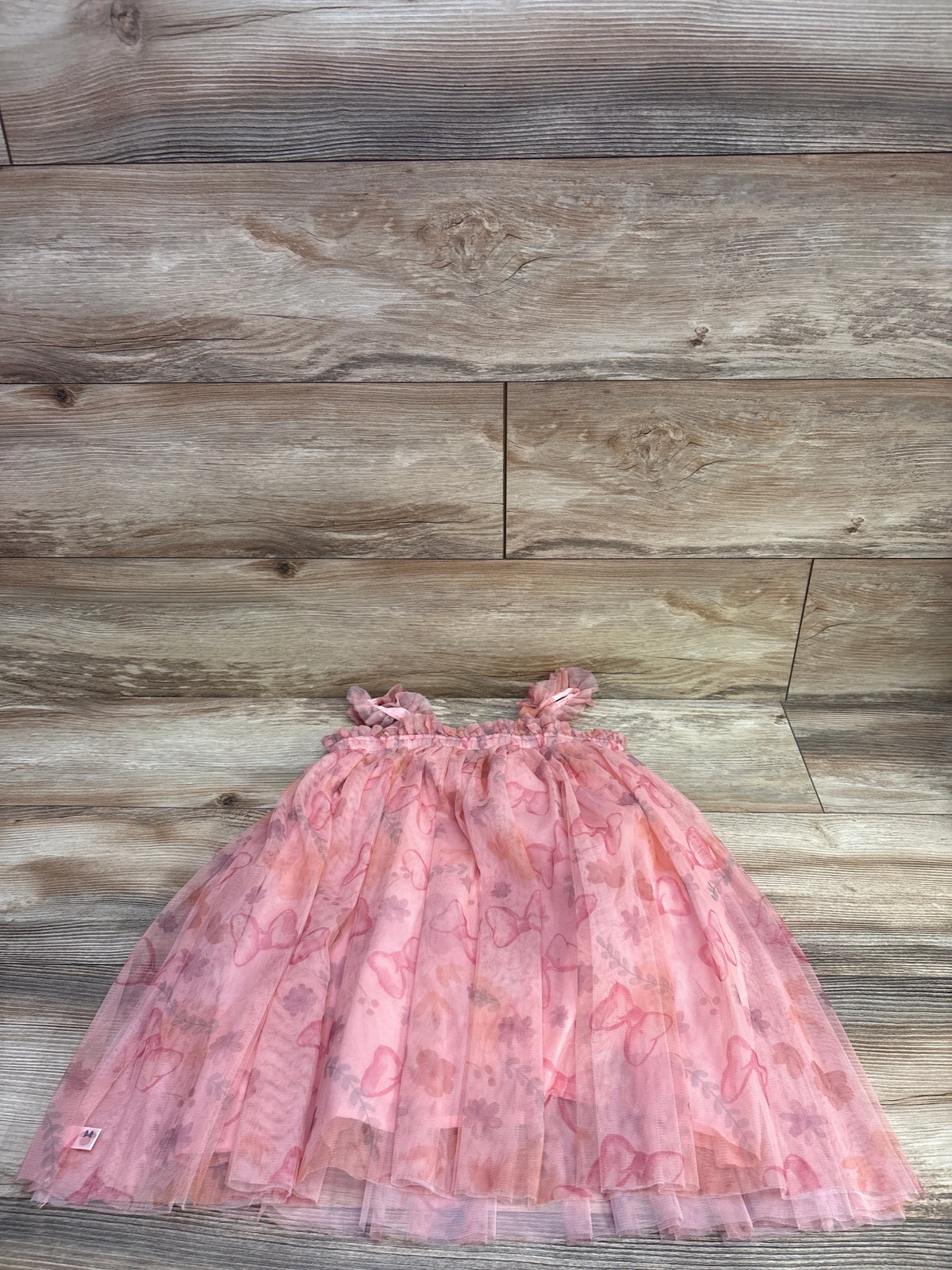 Disney Junior Minnie Mouse Tulle Dress Pink sz 5T
