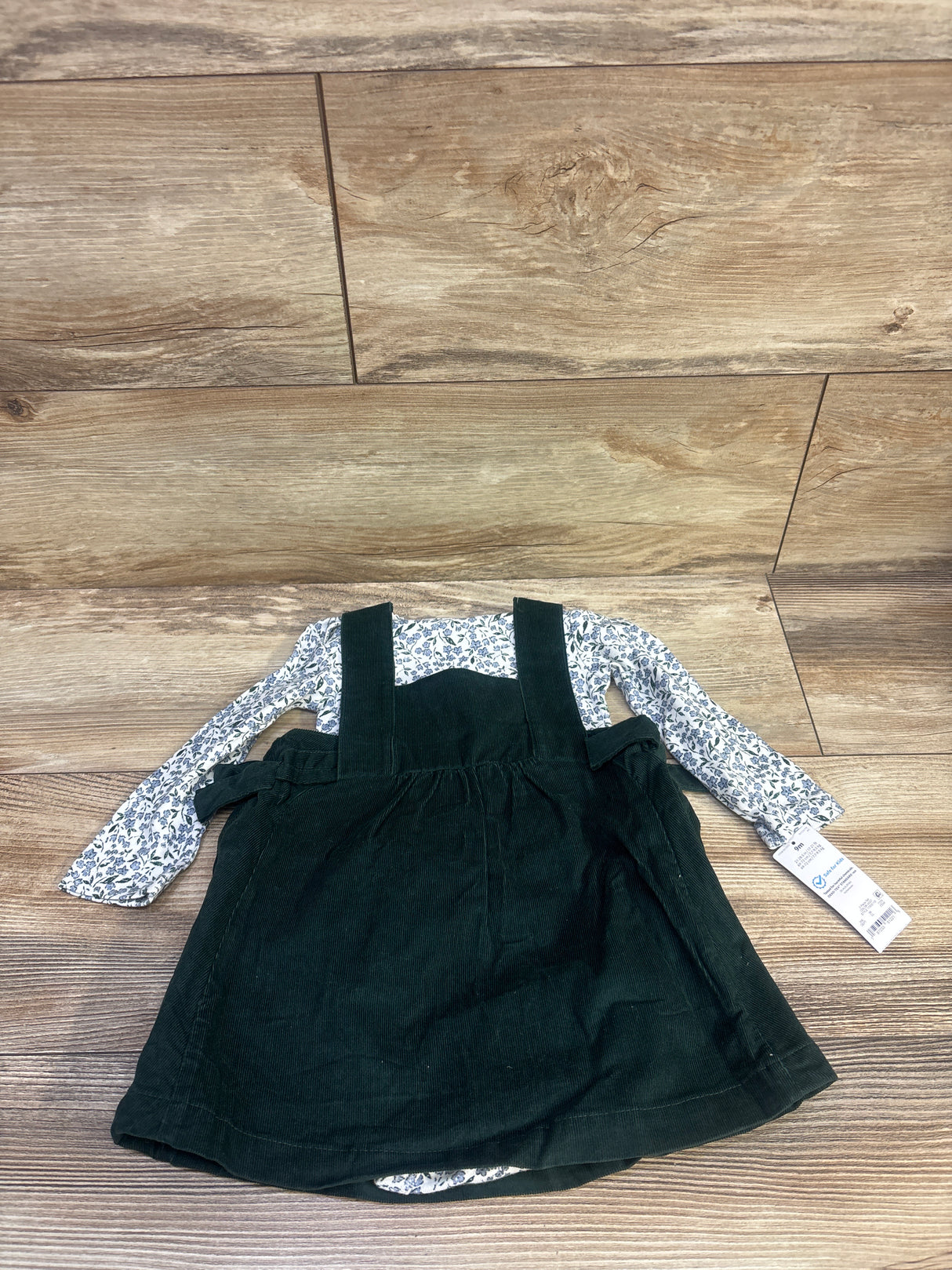 NEW Just One You 2pc Corduroy Skirtall & Bodysuit Set White sz 9m