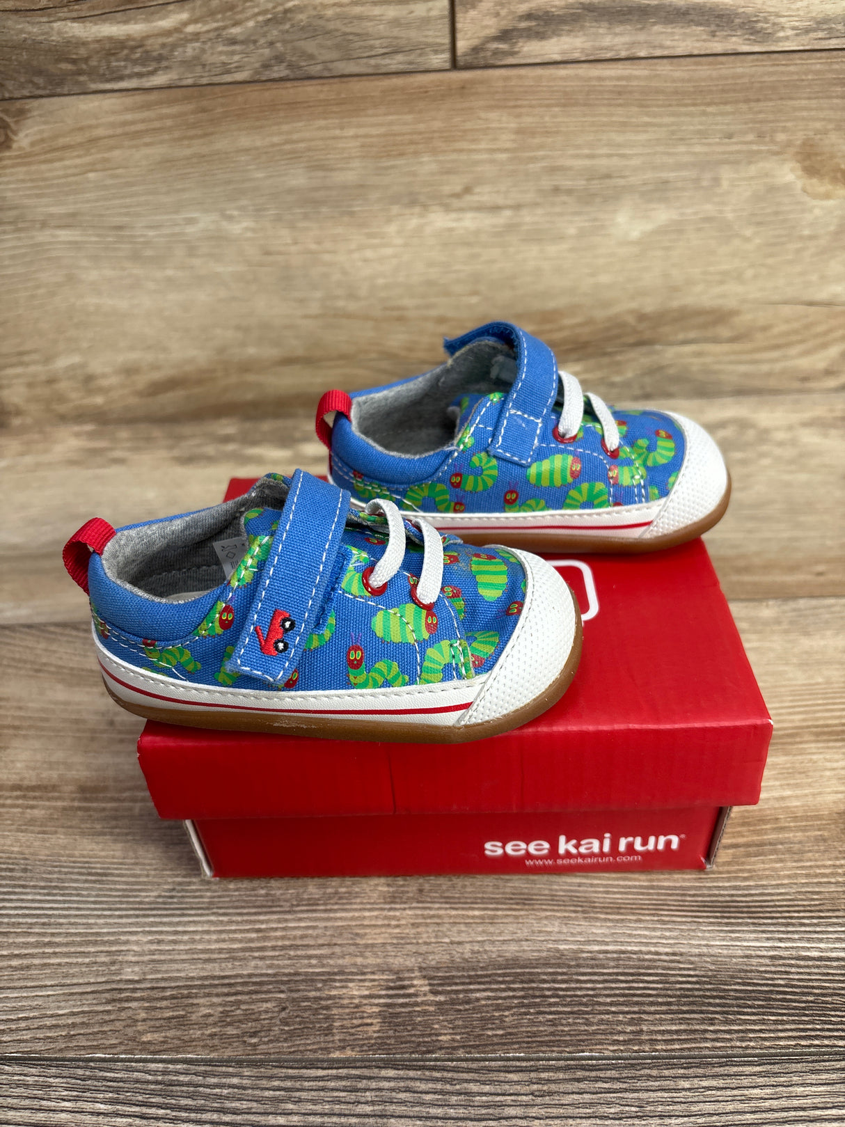 See Kai Run Stevie II 'The Very Hungry Caterpillar' Sneakers Blue sz 5c