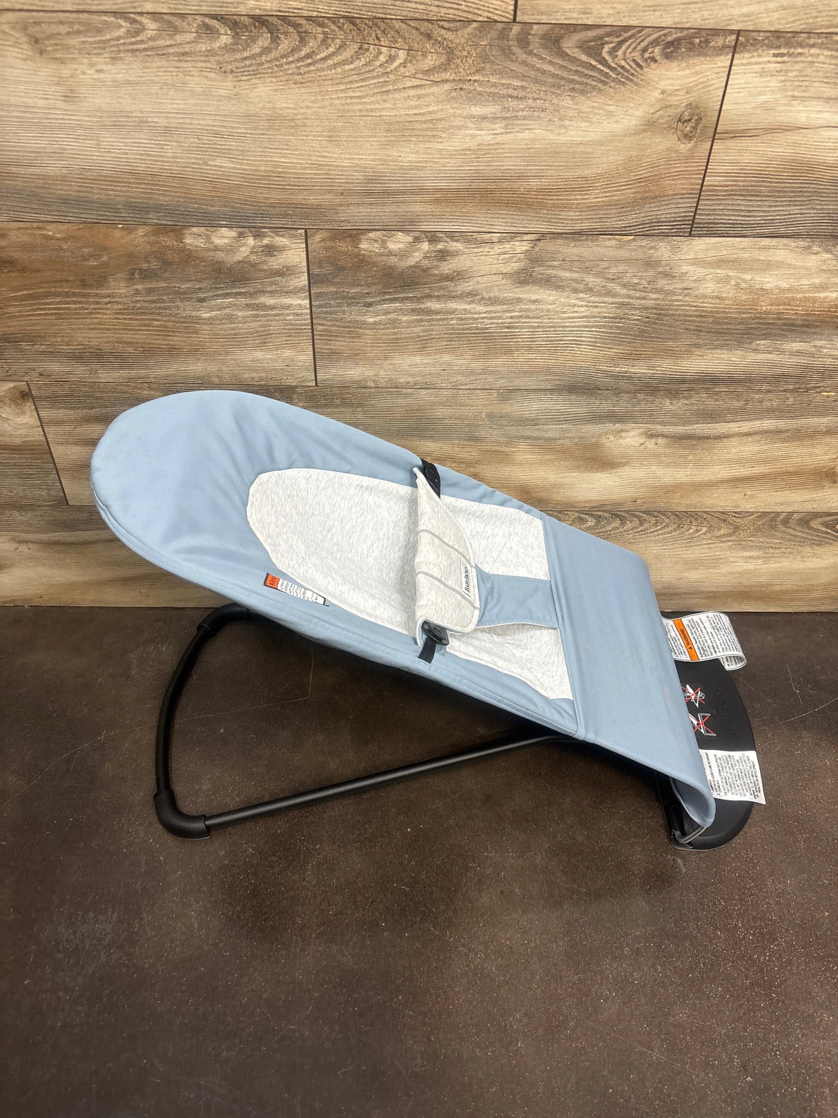 Baby Bjorn Balance Soft Bouncer in Blue/Grey - Me n Mommy To Be