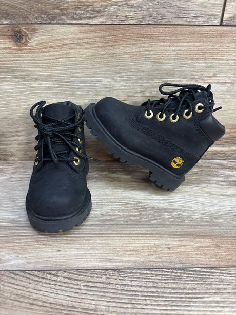 Timberland 6" Waterproof Boots in Black sz 4c - Me n Mommy To Be