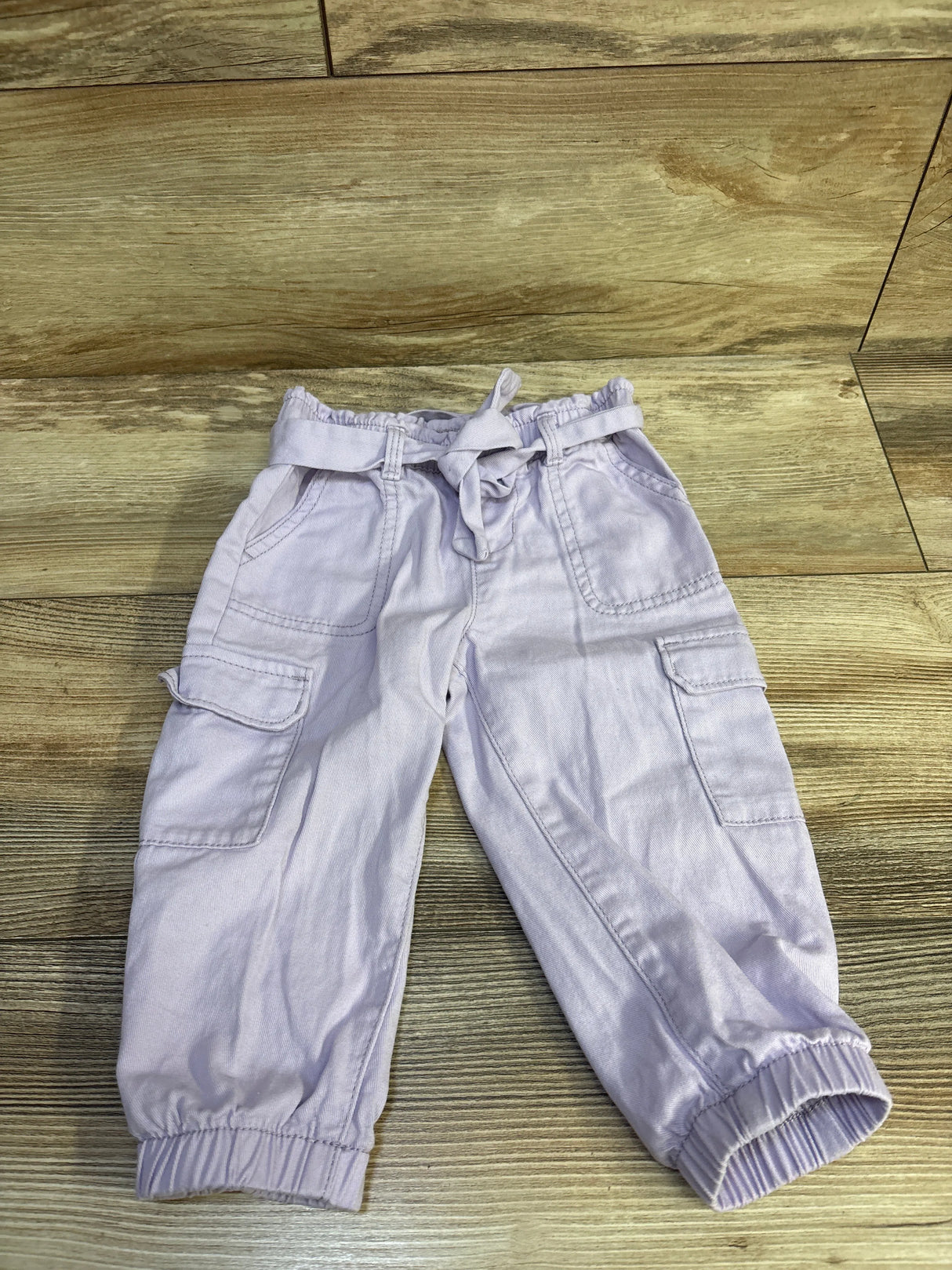 Carter's Belted Cargo Pants Lilac sz 18m