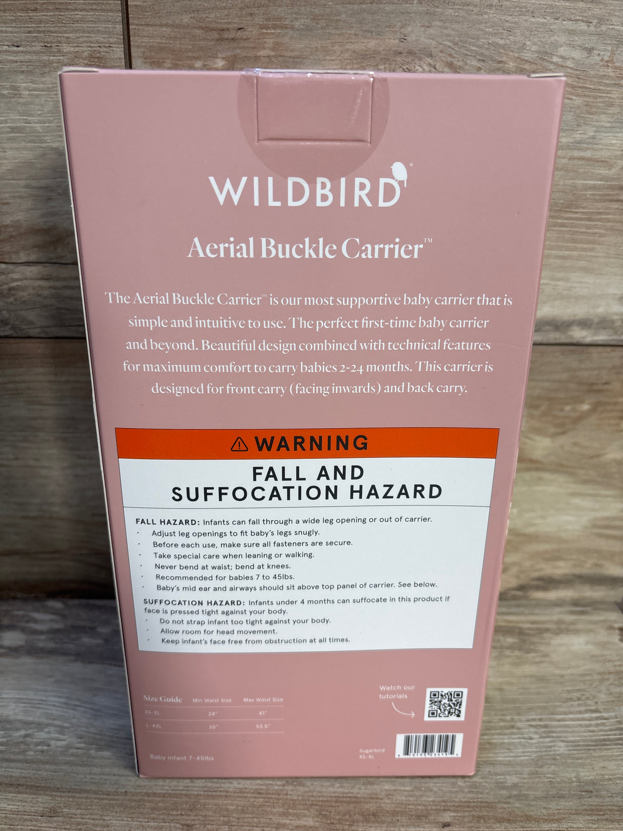 NEW Wildbird Aerial Carrier in Sugarbird sz XS-XL