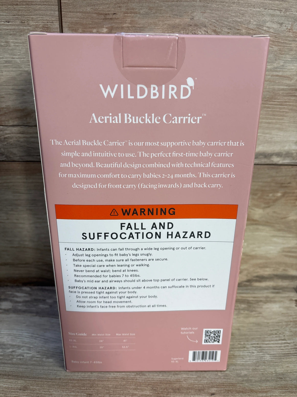 NEW Wildbird Aerial Carrier in Sugarbird sz XS-XL