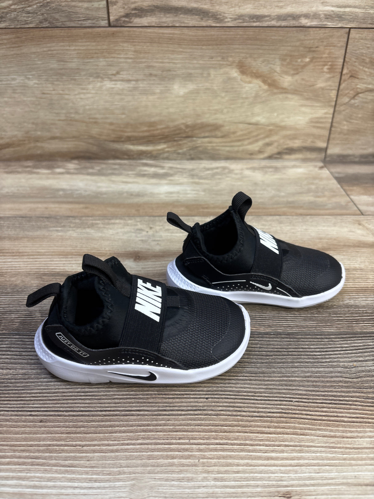 Nike Flex Runner 4 TD 'Black White' Sneakers sz 6c