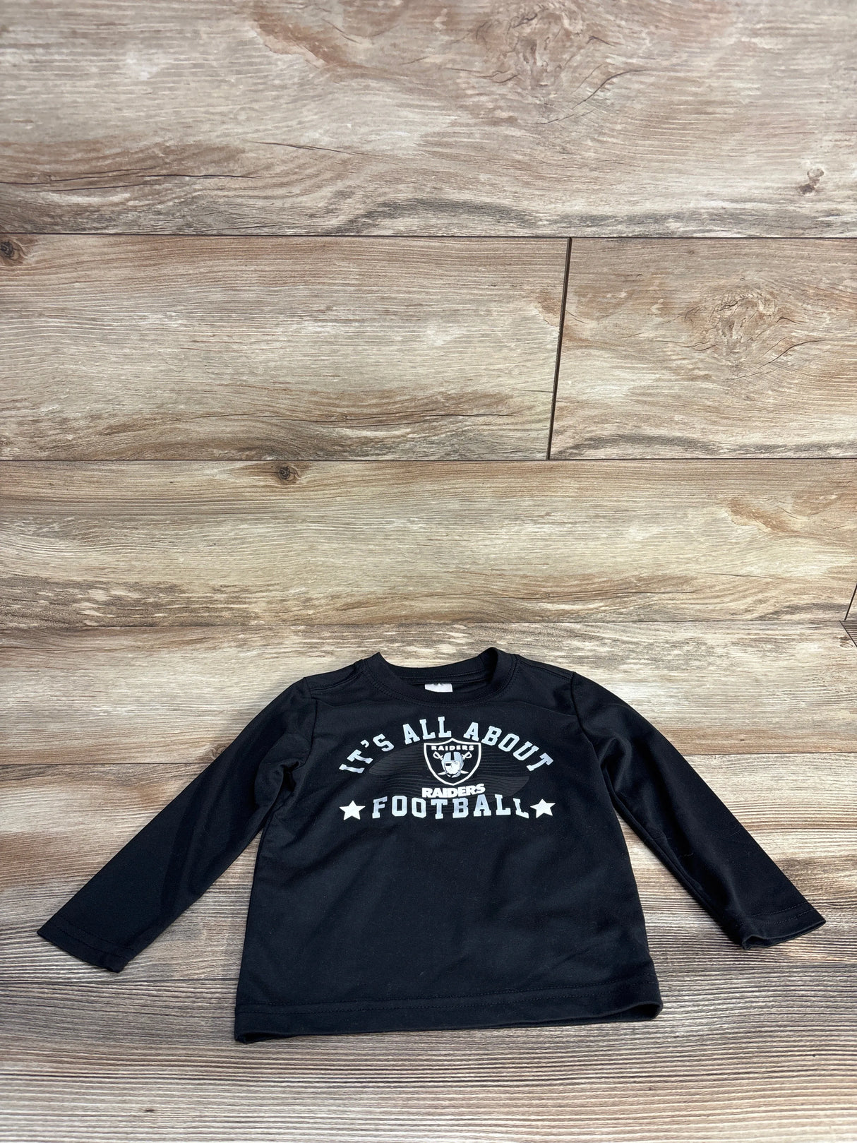 NFL Team Apparel Raiders Shirt Black sz 18m