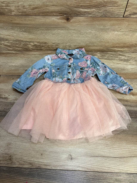 Lilt Floral Tulle Dress Blue sz 2T - Me n Mommy To Be